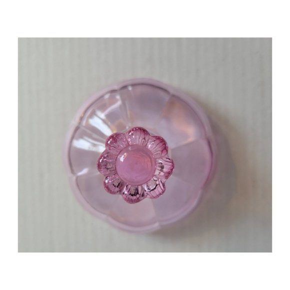 Viking Epic Petal Footed Candy Jar in Rare Thistle Pink color - Picture 4 of 6